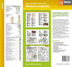 Western Australia Road and 4WD Track Atlas Hema