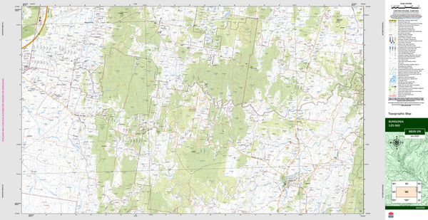 Bungonia 8828-2N Topographic Map 1:25k | Mapworld