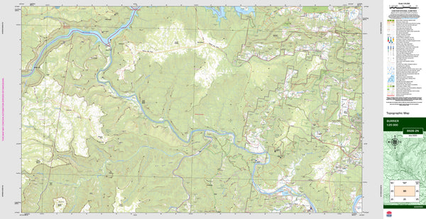 Burrier 8928-2N Topographic Map 1:25k | Mapworld