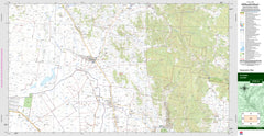 Attunga 9036-2S Topographic Map 1:25k | Mapworld