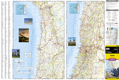 Chile National Geographic Folded Map