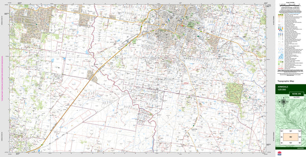 Armidale 9236-4N Topographic Map 1:25k | Mapworld