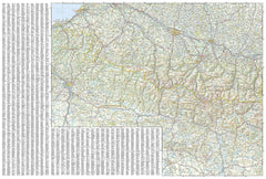Pyrenees & Andorra National Geographic Folded Map