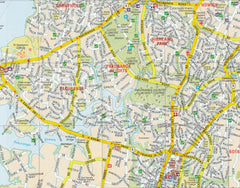 Auckland Compete New Zealand Kiwimaps Folded Map