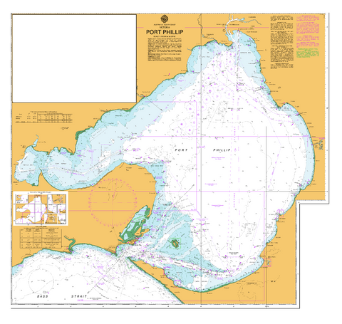 AUS 143 - Port Phillip Nautical Chart