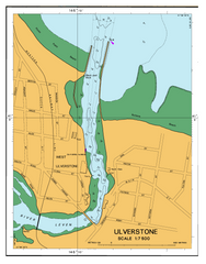 AUS 164 - Approaches to Devonport Nautical Chart