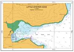 AUS 173 - D'Entrecasteaux Channel Nautical Chart