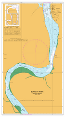 AUS 242 - Port Bundaberg including Burnett River Nautical Chart