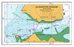 AUS 268 - Plans of Airlie Beach and Bowen Nautical Chart