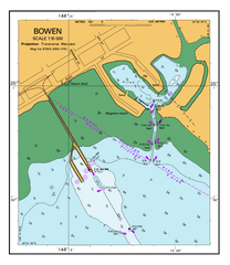 AUS 268 - Plans of Airlie Beach and Bowen Nautical Chart