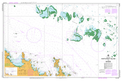 AUS 825 - Whitsunday Island to Bowen Nautical Chart