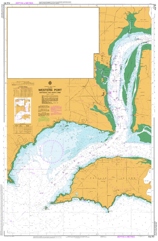 AUS 151 - Western Port (Entrance and North Arm) Nautical Chart