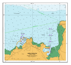 AUS 268 - Plans of Airlie Beach and Bowen Nautical Chart
