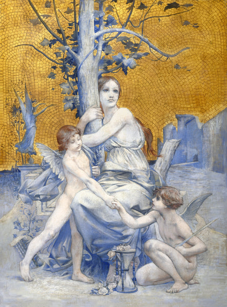 Allegory of Time (1896) painting by Luc-Olivier Merson