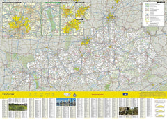 Kentucky National Geographic Folded Map
