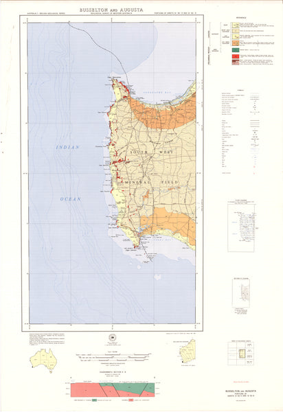 Busselton - Augusta Geological Map