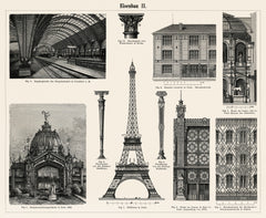 Cast - Iron Architecture (1894, a collection of iron made architectural designs, notably the Eiffel Tower)