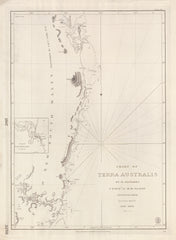 Chart of Terra Australis — Sheet II, East Coast (1799–1822) — vintage historical map reproduction