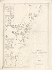 Chart of Terra Australis — Sheet I, East Coast (1798–1831)