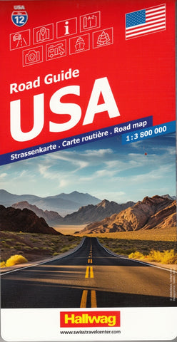 USA Hallwag Map