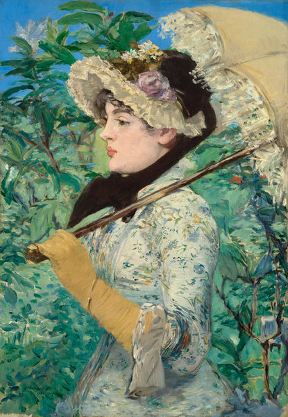 Jeanne Spring (1881) painting by Edouard Manet