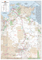 Northern Territory Hema 1400 x 2000mm Megamap Paper Wall Map — Hema Megamap wall map