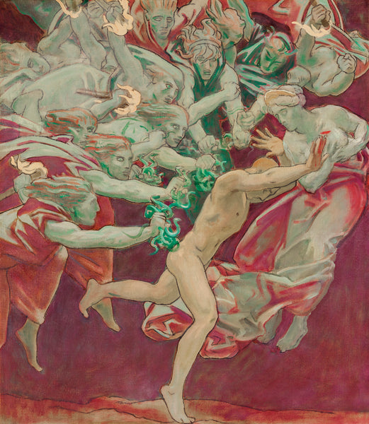 Orestes and the Furies (ca. 1920–1921) by John Singer