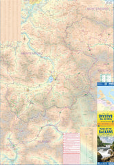 Peaks of the Balkans ITMB Map — map front panel