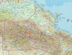 Papua New Guinea Folded Map Reise
