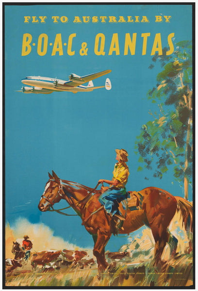 Copy Of Travel Poster Fly To Australia travel poster