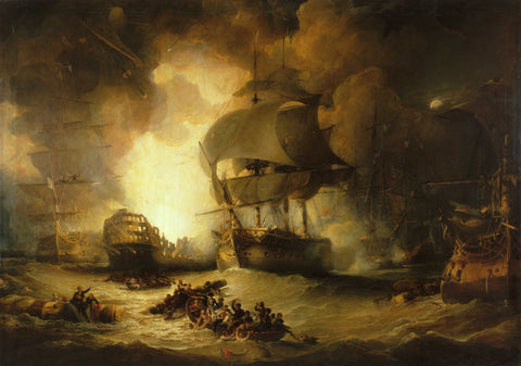 The Destruction of 'L'Orient' at the Battle of the Nile