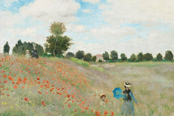 The Poppy Field near Argenteuil (1873) by Claude Monet