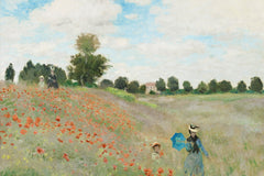 The Poppy Field near Argenteuil (1873) by Claude Monet