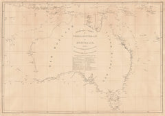 Voyages of Matthew Flinders in the HMS Investigator Wall Map