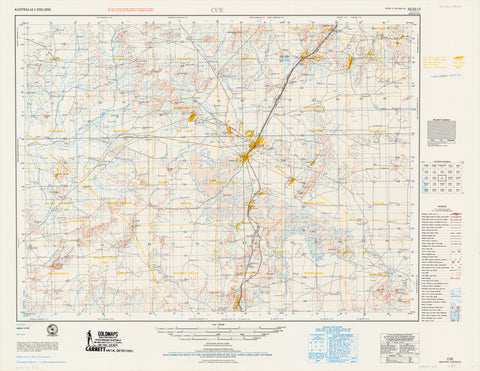 Western Austalia Historical Gold Field Maps - Cue
