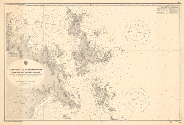 Whitsunday Admiralty Chart 1951