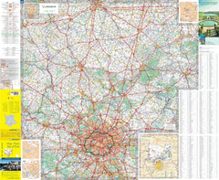 France Oise, Paris, Val d'Oise Michelin Map 305