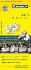 France Loiret / Loir-et-Cher Michelin Map 318