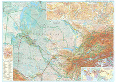 Uzbekistan Gizi Maps Folded