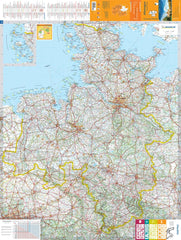 Germany North West Michelin Map 541