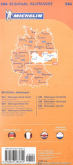 Germany Central East Michelin Map 544