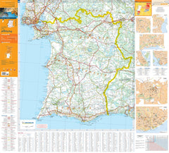 Portugal South and Algarve Michelin Map 593
