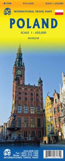 Poland ITMB Map — ITMB folded travel map