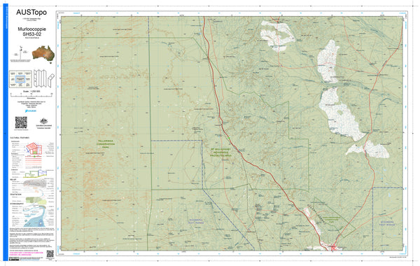 Murloocoppie H5302 AUSTopo 1:250,000 Map | Mapworld