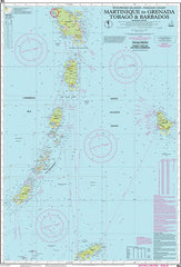 Martinique to Grenada, Tobago and Barbados Chart – chart detail | Mapworld