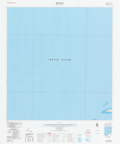 1855 Brewis 1:100k Topographic Map