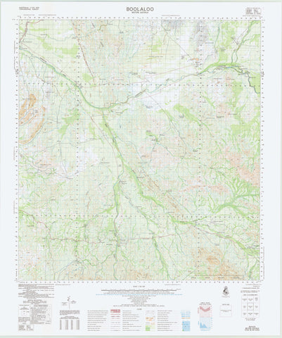 2052 Boolaloo 1:100k Topographic Map