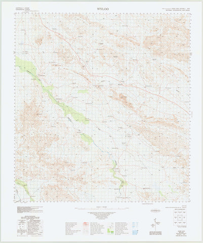 2152 Wyloo 1:100k Topographic Map