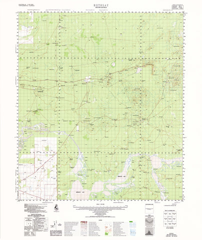 2239 Rothsay 1:100k Topographic Map