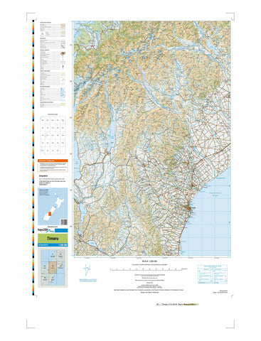 22 - Timaru Topo250 map